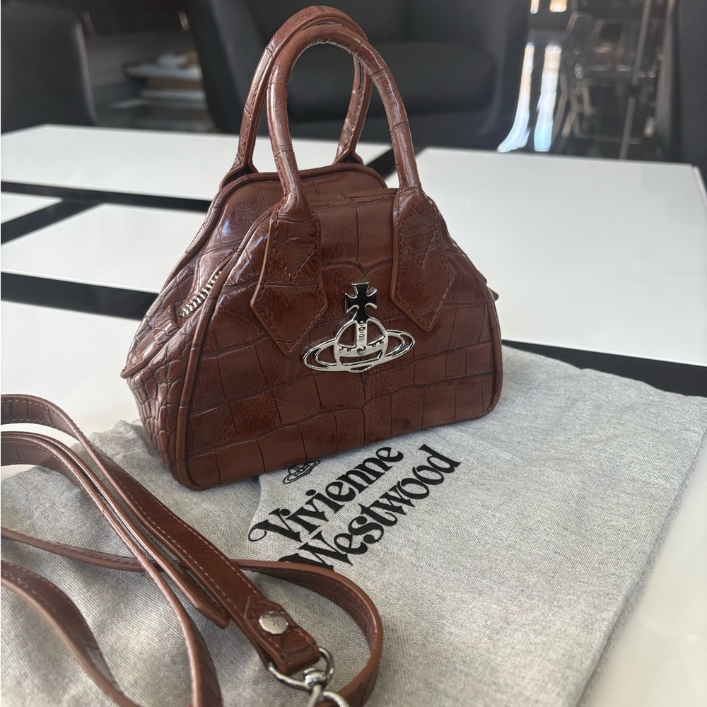 Vivienne Westwood Mini Johanna Yasmine Mini Croc Bag